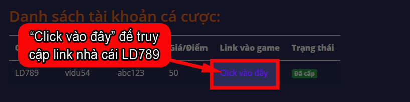 Bước 3: Bấm "Click vào đây"