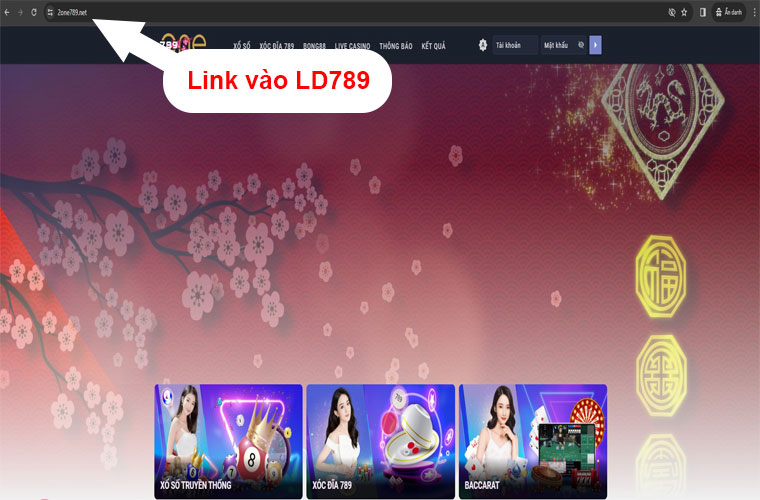 Link vào trang LD789 – ONE789 mới nhất